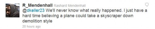 Rashard Mendenhall - Tweet #2 Rashard Mendenhall - Tweet #2