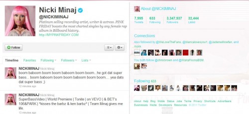 Nicki Minaj (@NICKIMINAJ) on Twitter Nicki Minaj (@NICKIMINAJ) on Twitter