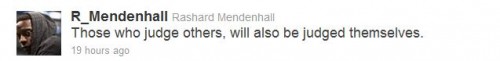 Rashard Mendenhall Tweet #4 Rashard Mendenhall Tweet #4