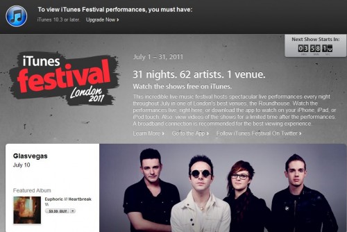 GlasVegas and Cat's Eyes Performing at #iTunesFestival Today GlasVegas and Cat's Eyes Performing at #iTunesFestival Today