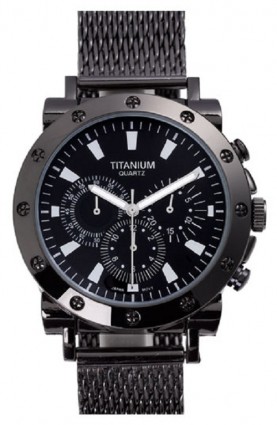 Nordstrom-Titanium-Chronograph-Watch-with-Mesh-Band-Gorgeous-Nice-Time-piece-and-inner-mini-clocks-with-different-settings-than-main-watch-classy-look-and-sophisticated