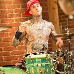 Travis Barker Playing Drums
